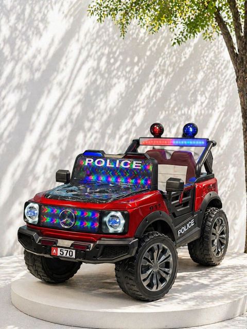 Uşaq elektrik avtomobili 4x4 BM 06, 6 yaşa qədər, qırmızı/qara — Bakı