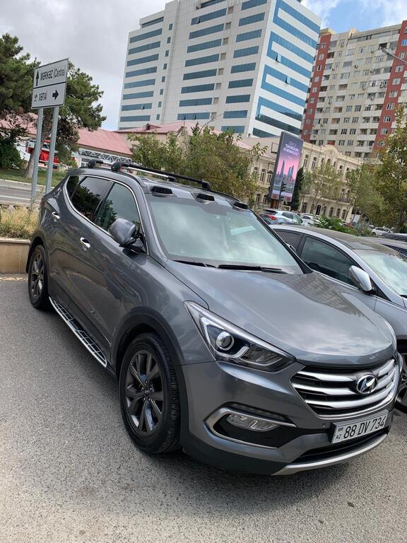 Hyundai Santa Fe, 2.0 L, 2017 il, 193 000 km 88-DV-734 — Avtomobillər, Bakı (9)