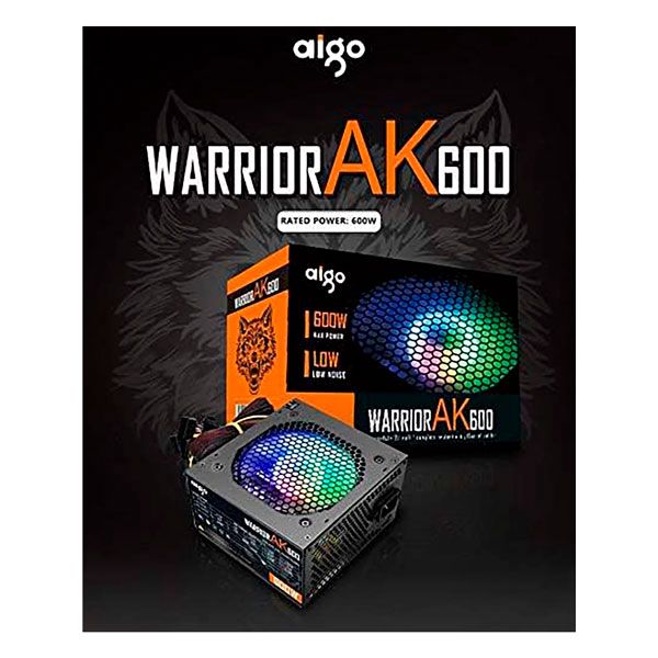 Aigo AK600 600W RGB Power Supply — Mallar, Bakı