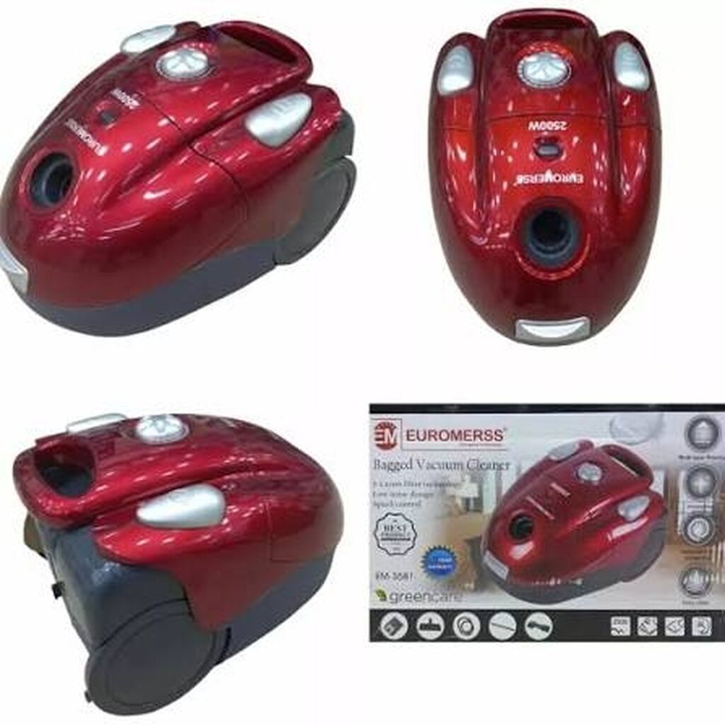 Euromerss torbalı tozsoran – EM-3581 Xüsusiyyətlər: - Güc: 2500W - 5 — Tozsoran, Bakı (3)