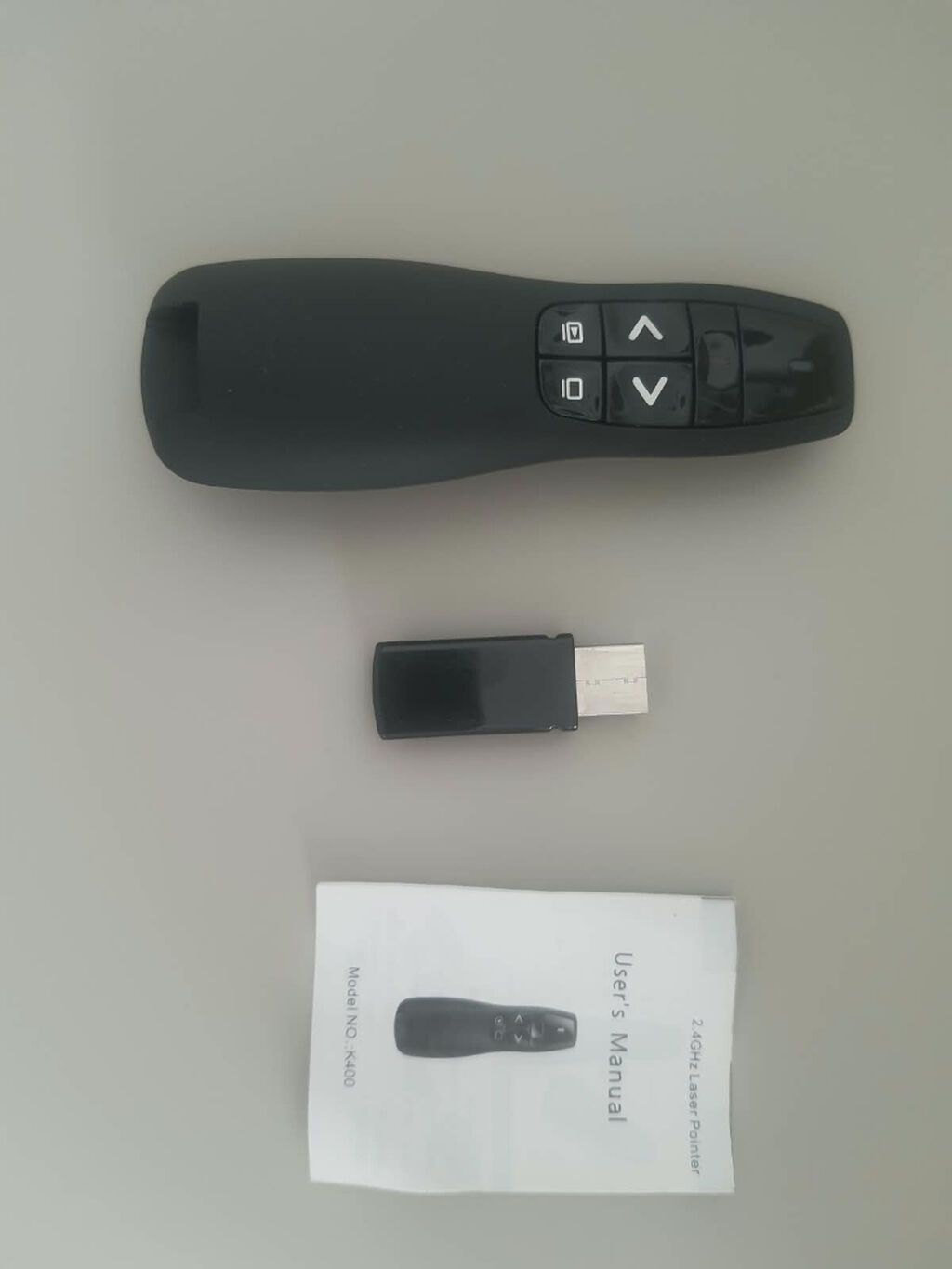 2.4GHz simsiz prezentasiya pultu (Model: K400) Xüsusiyyətlər — Digər, Bakı