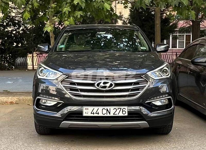 Hyundai Santa Fe 2.0 L, 2017, 61 000 mil — Avtomobillər, Bakı (9)