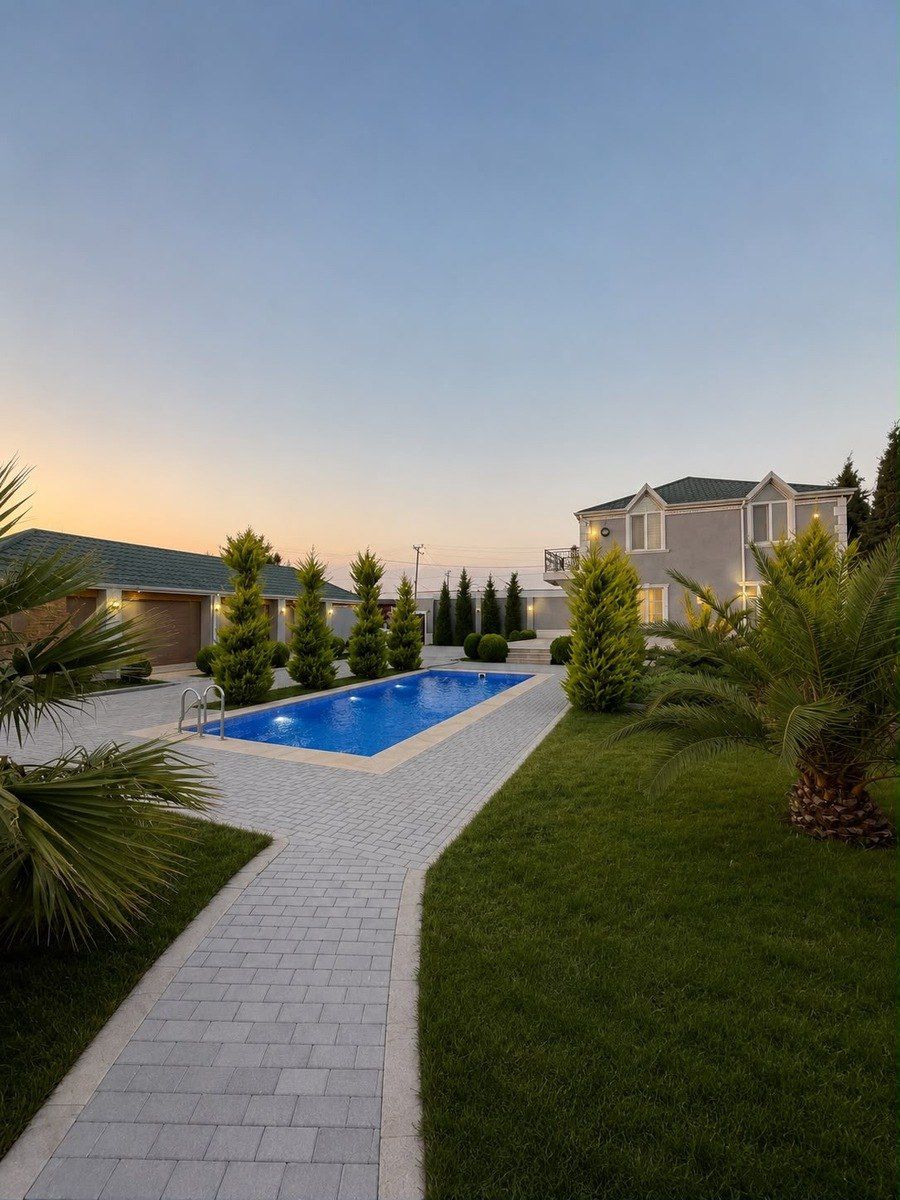 Satılır 5 otaqlı həyət evi/bağ evi 220 m² — Ev, villa, Bakı (5)