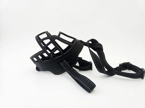İtlər üçün ağızlıq, silikon, qara — Bakı