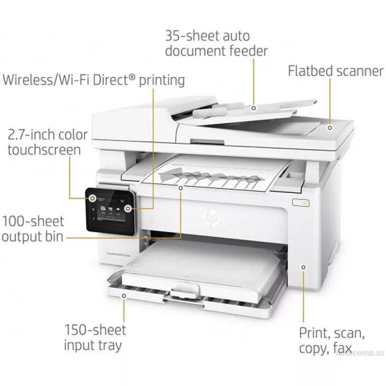 HP lj Pro mfp M130fw (G3Q60A) — Ofis texnikası və istehlak malları, Bakı (3)