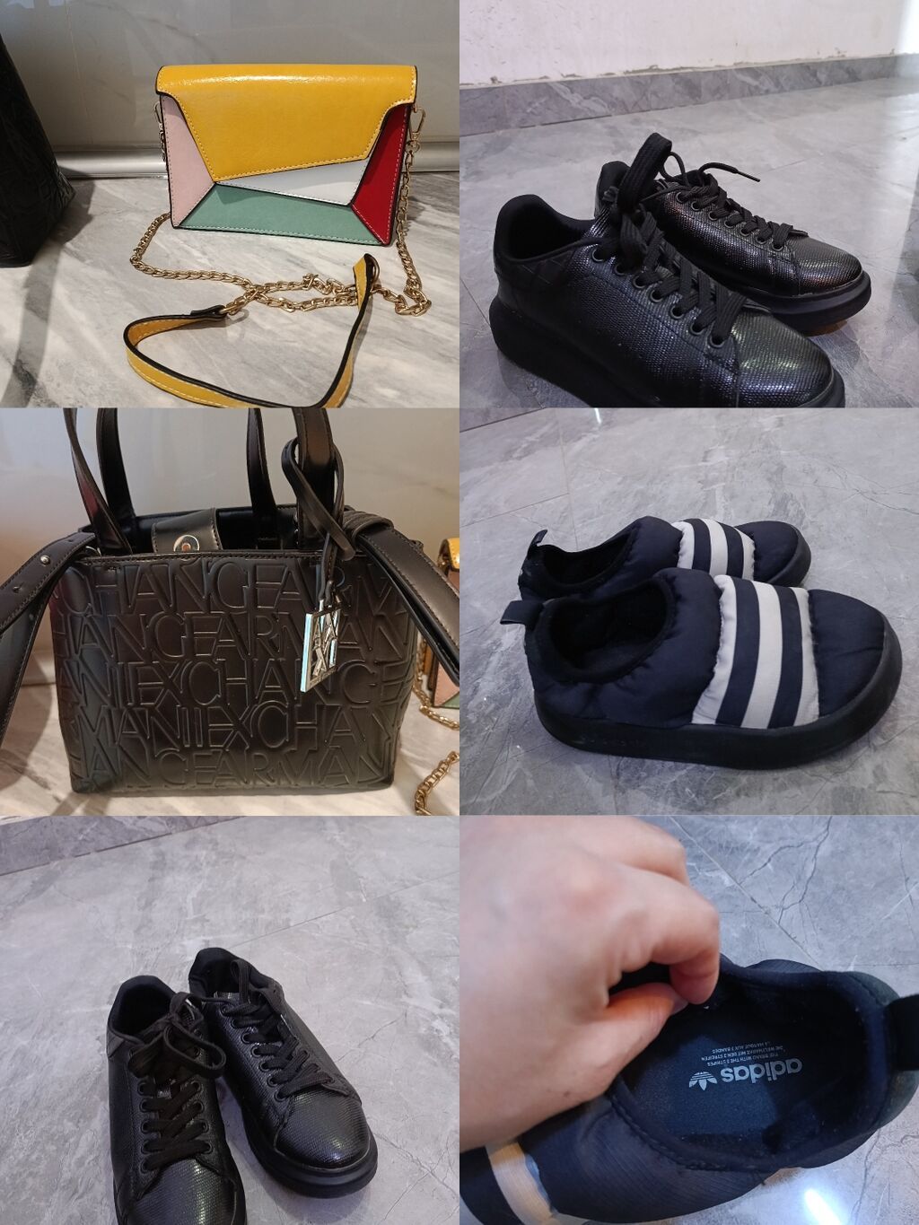 Adidas, Ölçü: 37, rəng - Qara, İşlənmiş — Krosovka, Bakı