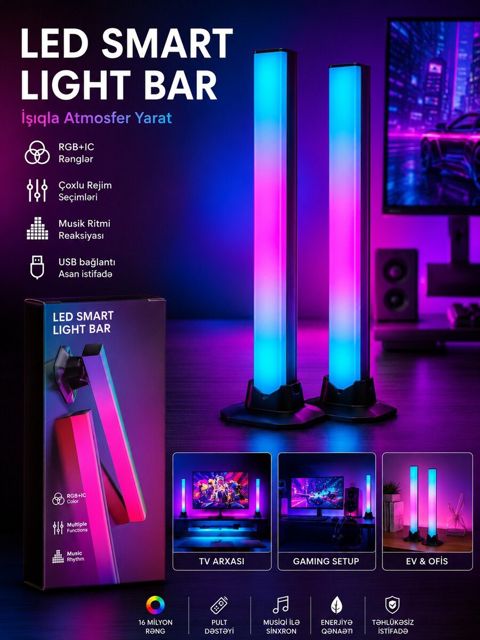 RGB LED lampa — Bakı