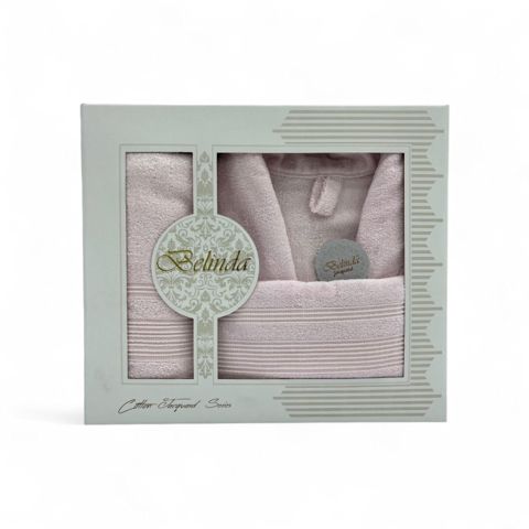 Xələt dəsti qadınlar üçün Belinda, çəhrayı, pambıq, ölçü L/XL — Bakı