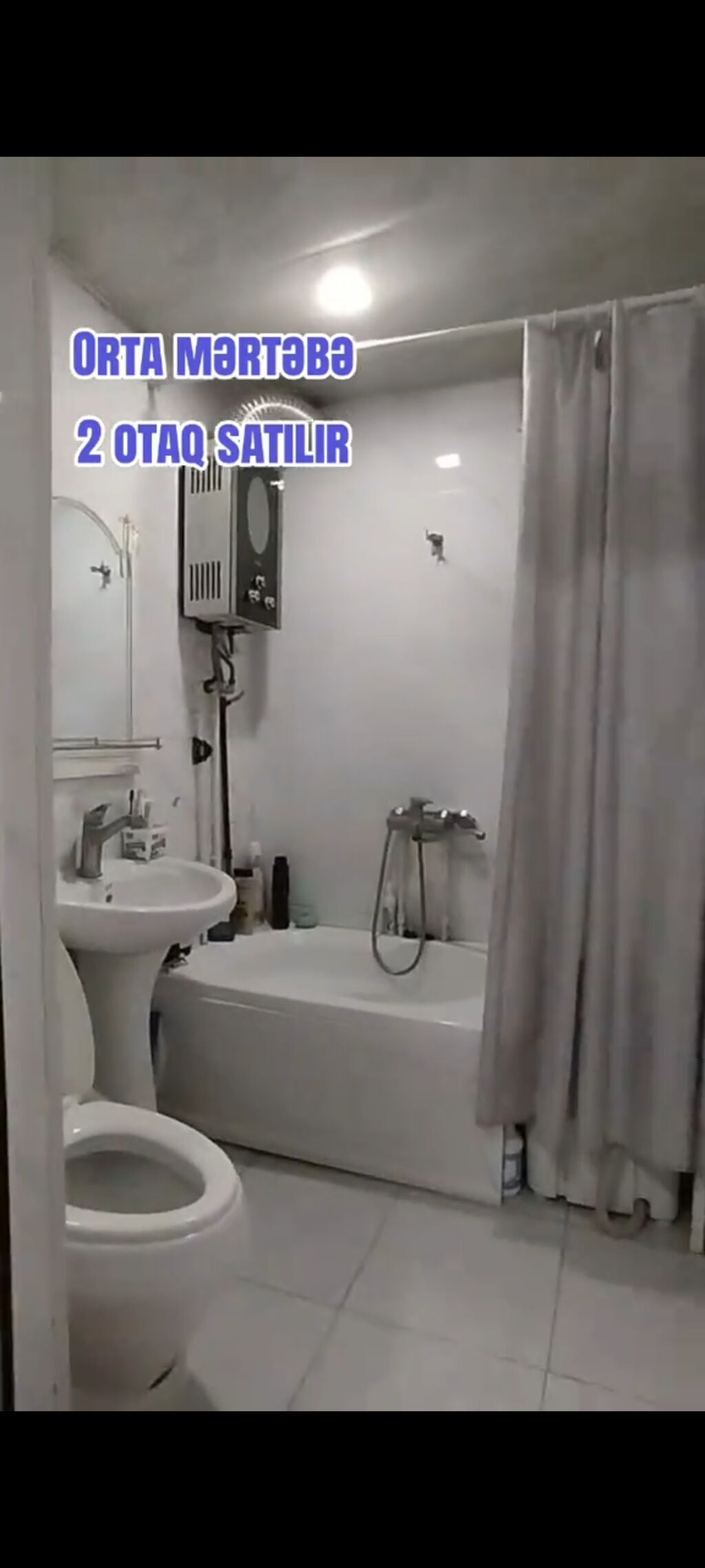 Orta mərtəbədə yerləşən 2 otaqlı mənzil satılır. Planlaşdırma — Mənzil, Mingəçevir (6)