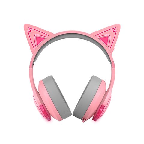 Edifier G5BT Cat Pink Hi-Res Bluetooth Gaming Headset — Bakı