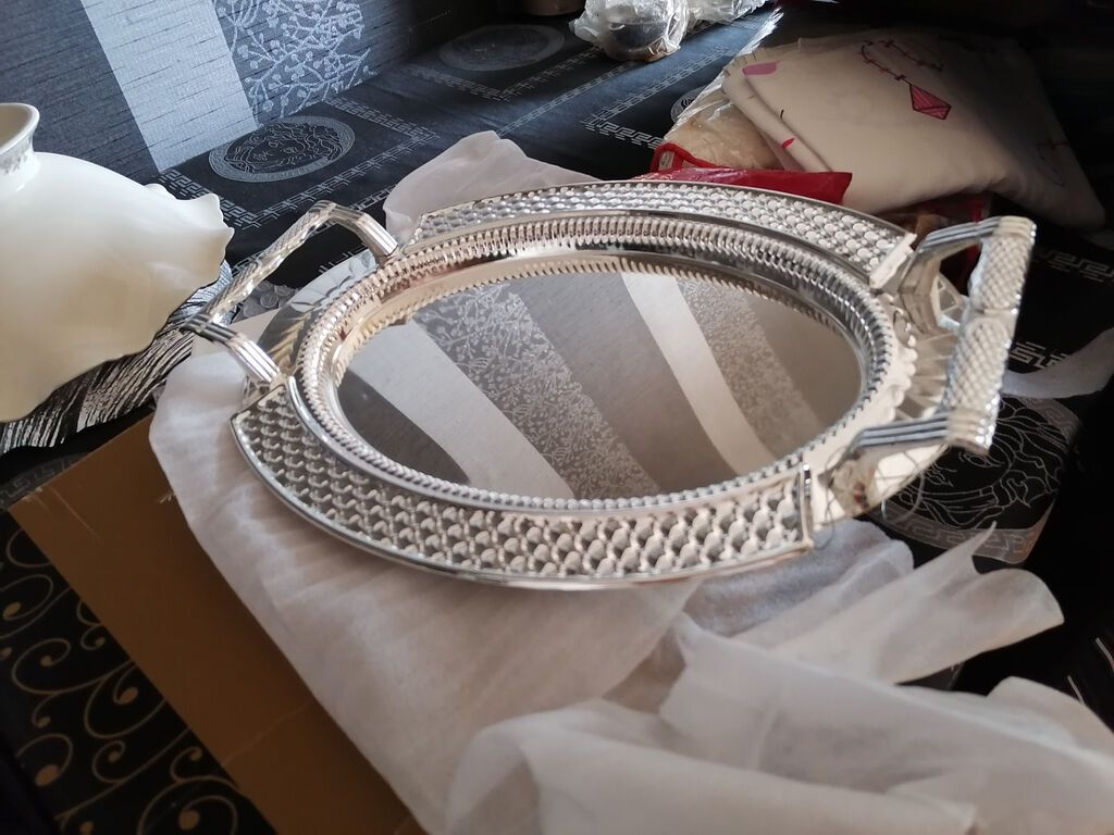 Kingsville Silver Plated Tableware – Gümüş örtüklü servis qabı — Süfrə sərvisin üçün əşyalar, Bakı (4)