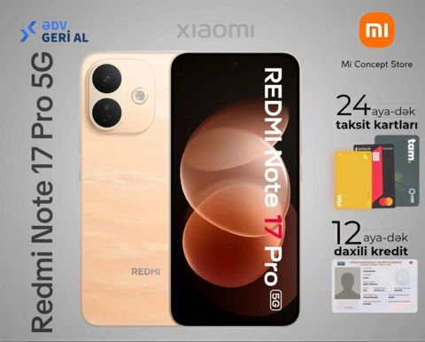 Xiaomi Redmi Note 17 Pro Satin Orange 512GB/8GB — Bakı