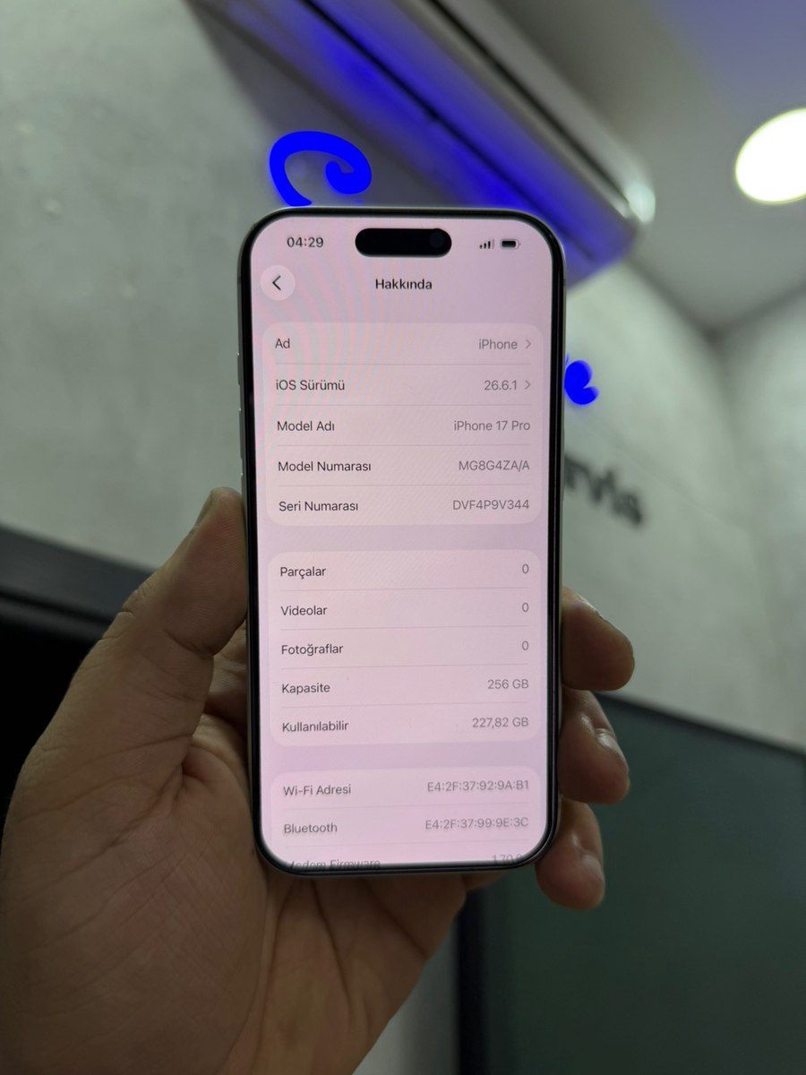 Apple iPhone 17 Pro Silver 256GB/12GB — Smartfonlar, Bakı (3)