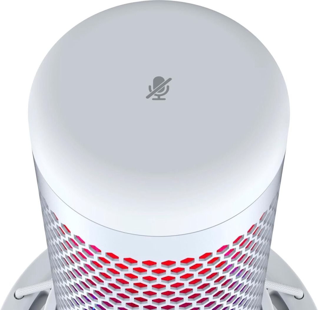 HyperX QuadCast S White-Grey (519P0AA) USB gaming microphone — Səs texnikası, Bakı (3)