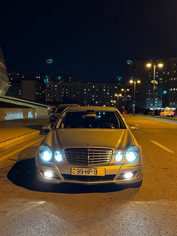 Mercedes E 220, 2.2 L, 2007 il, 264 317 km — Avtomobillər, Bakı (2)