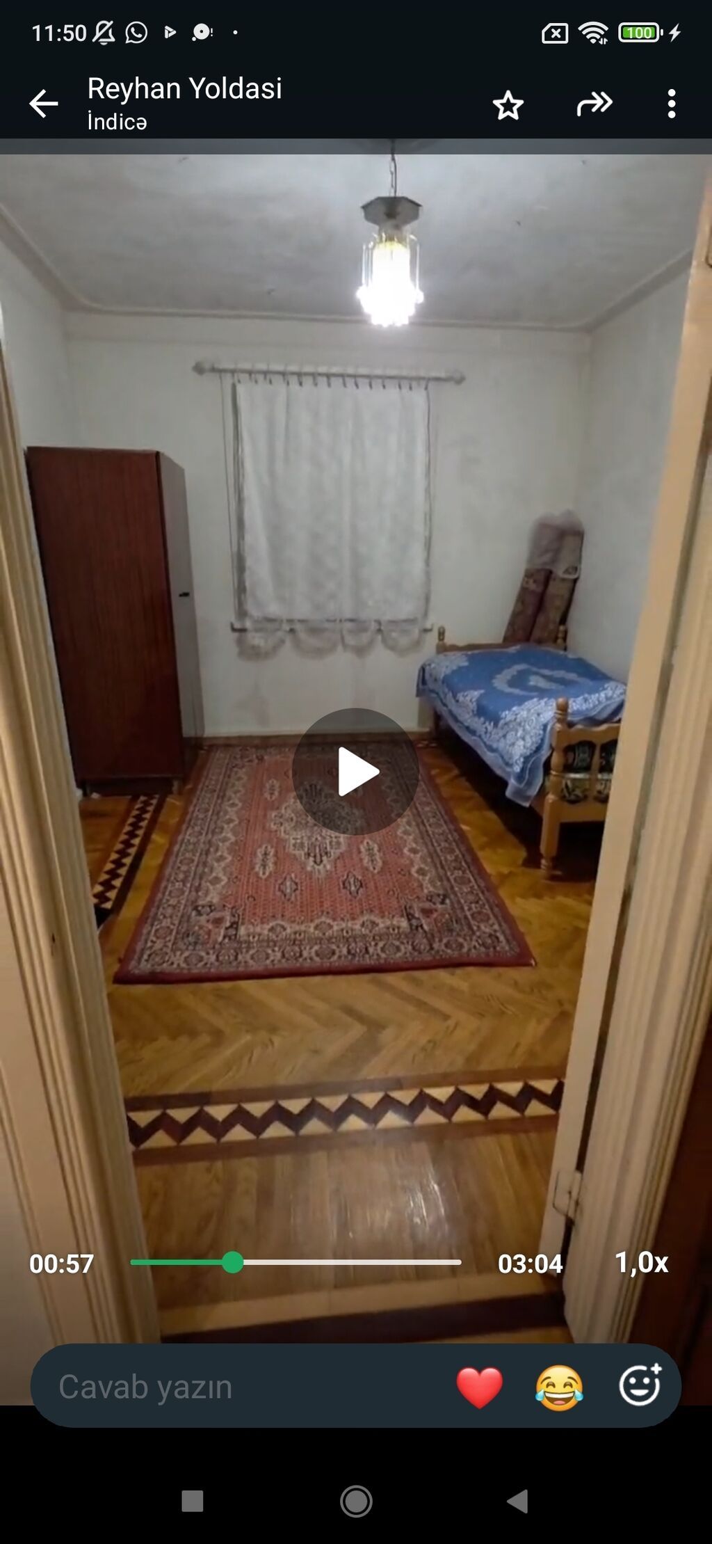 Kirayə üçün 4otaqlı mənzil Gülüstan da kirayə ev verilir 5metebenin — Mənzil, Gəncə (6)