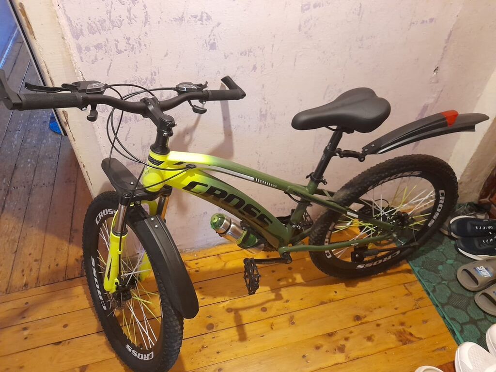 Cross dağ velosipedi 24 lük,cəmi 2 dəfə sürülüb,təptəzədir bu yay — Dağ velosipedləri, Sumqayıt (2)