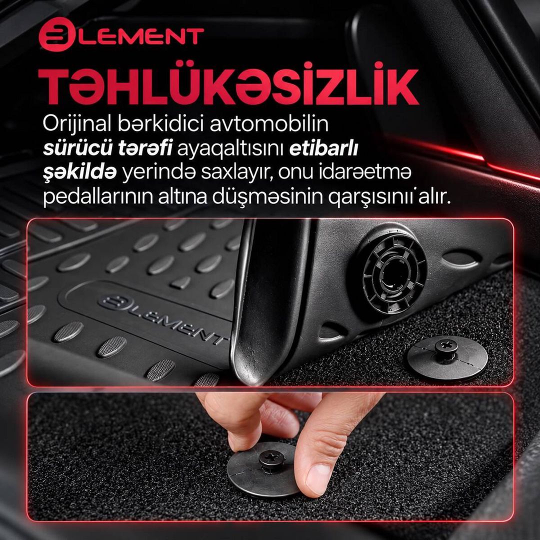 Chevrolet Orlando 2010-2020 üçün salon rezin ayaqaltı — Ehtiyat hissələri və aksesuarlar, Bakı (7)