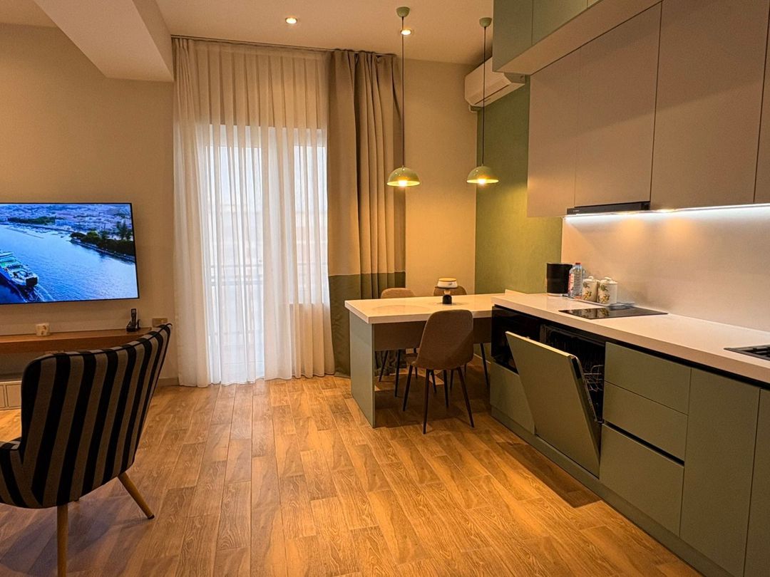 İcarəyə verilir 1 otaqlı yeni tikili 47 m² — Mənzil, Bakı