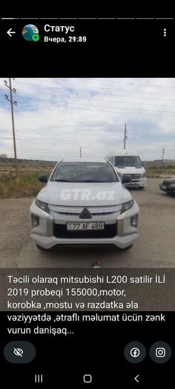 Mitsubishi L200 2.5 L, 2019, 133 000 km 10-TT-817 — Avtomobillər, Bərdə (9)