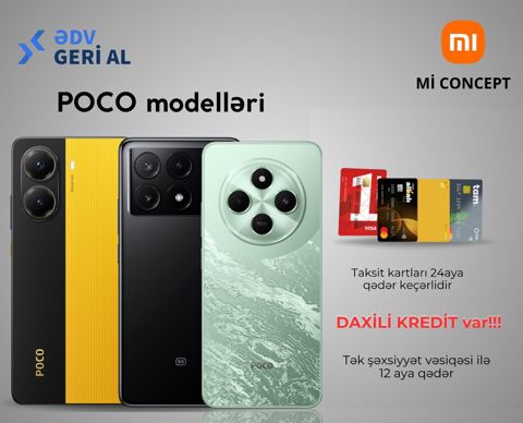"Poco" telefonları — Bakı