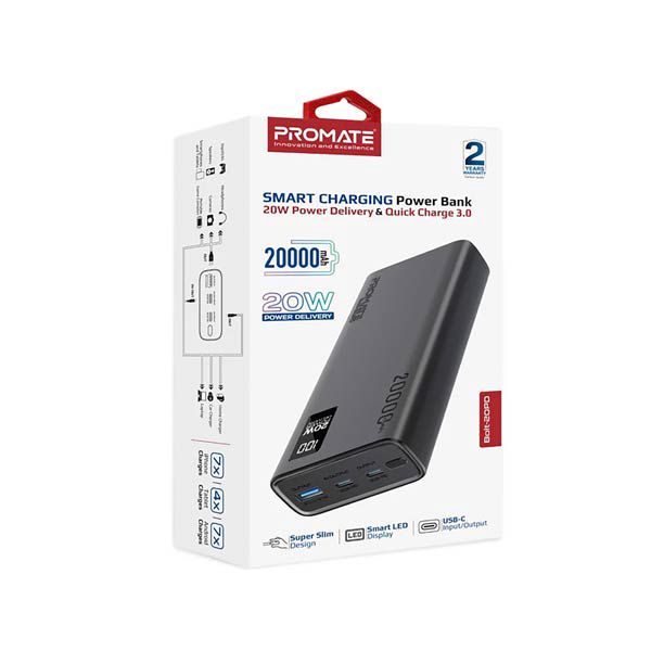 Bolt-20PD Mobile Charger Black — Mallar, Bakı