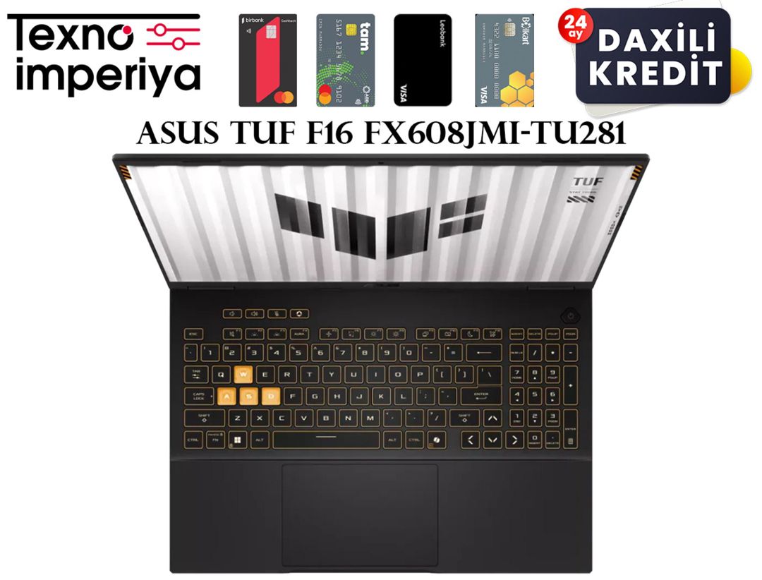 Asus tuf F16 FX608JMI-TU281 90NR0NB1-M00JR0 — Noutbuklar, Bakı (2)