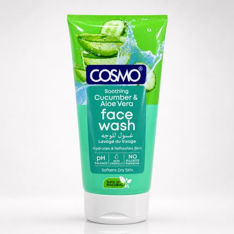 Üz üçün yuyunma geli Cosmo Cucumber & Aloe Vera 150 ml — Bakı