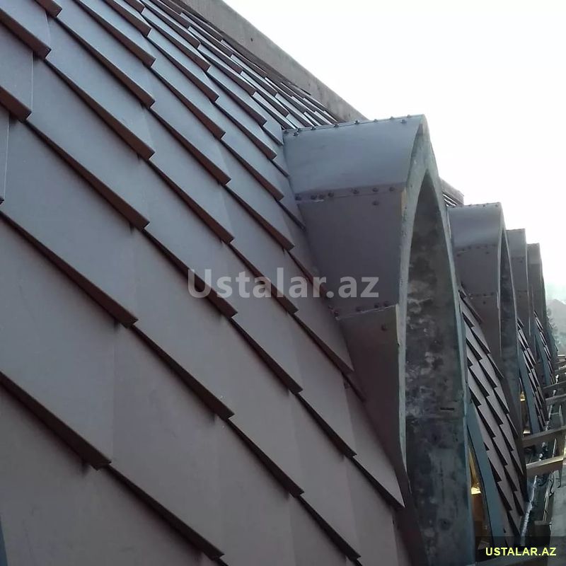 Dam örtüklərinin qurulması — Təmir və inşaat, Bakı (3)