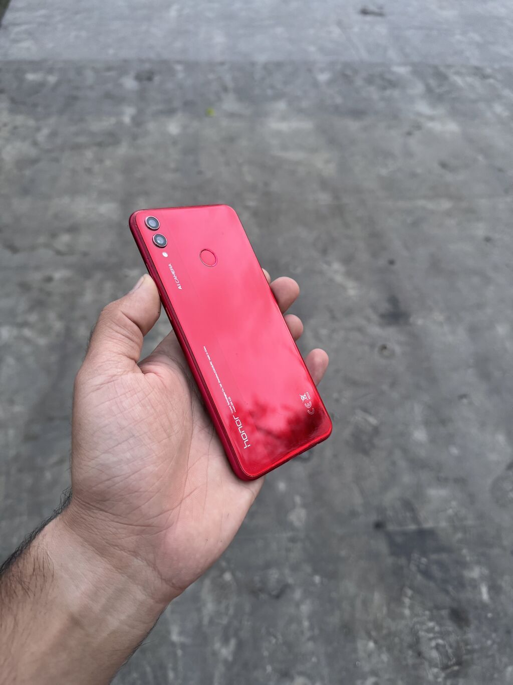 Honor 8X, 64 GB, rəng - Qırmızı, Düyməli, Sensor, Barmaq izi — Honor, Bakı (2)