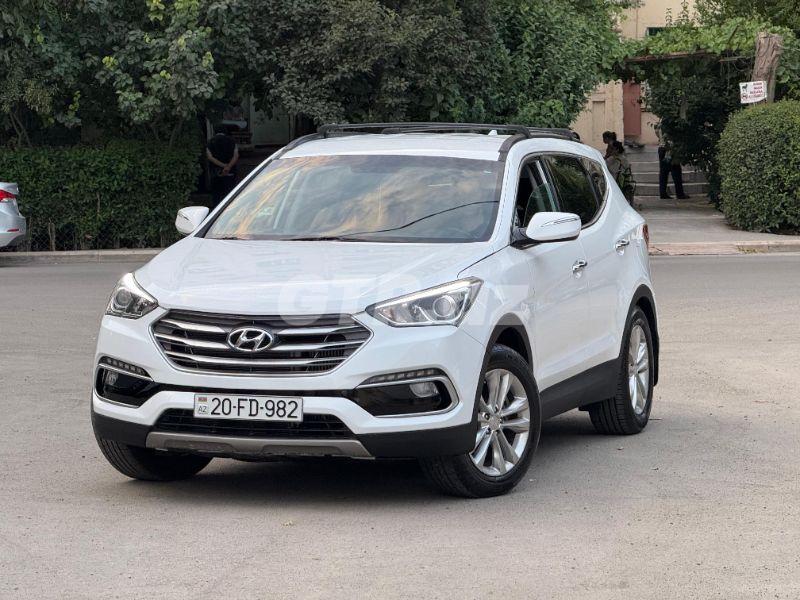 Hyundai Santa Fe 2.0 L, 2018, 102 000 km 20-FD-982 — Avtomobillər, Gəncə (4)