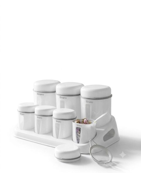 Qida saxlama qabı 10820, plastik, 400/500 ml, 7 parça — Bakı