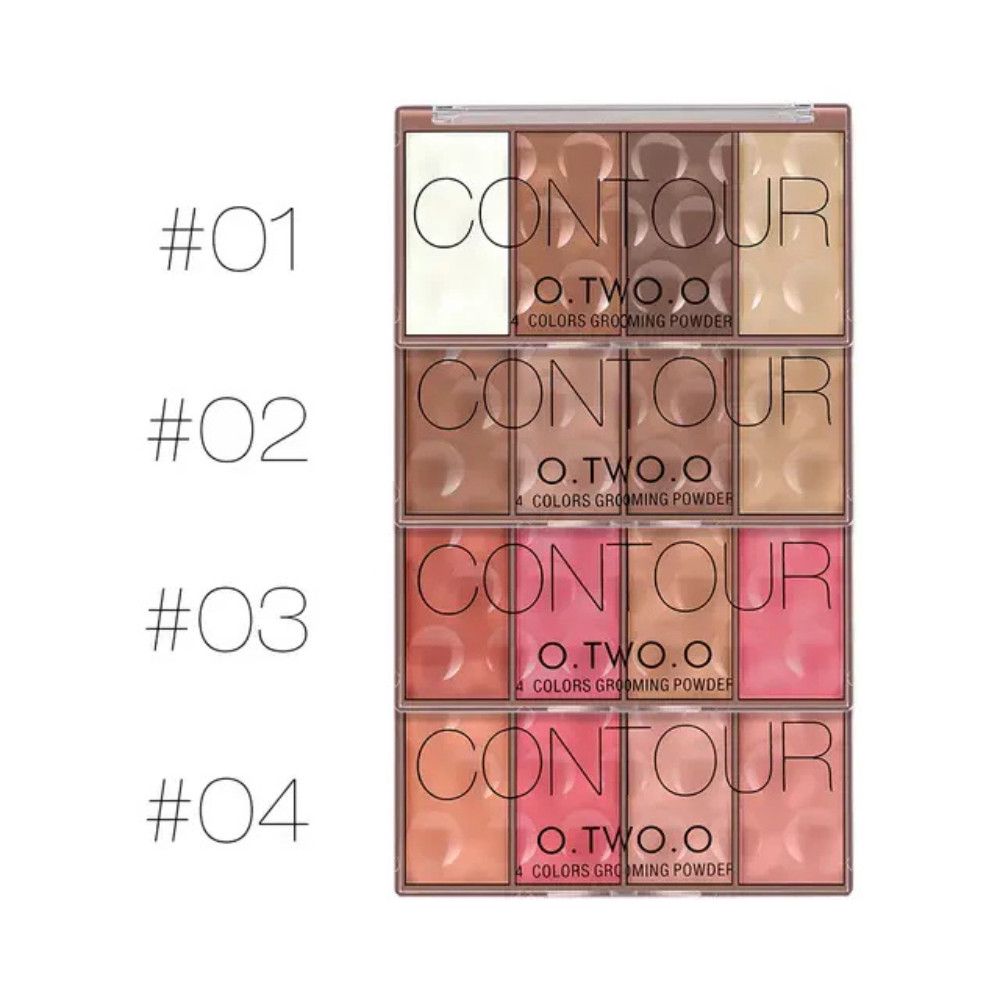 Konturinq paleti O.two.o 4 Colours Grooming Powder 01 24 q — Mallar, Bakı (3)