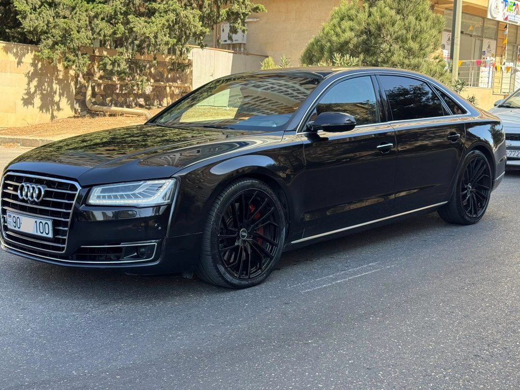 Audi A8, 4.0 L, 2014 il, 206 000 km — Avtomobillər, Bakı (6)