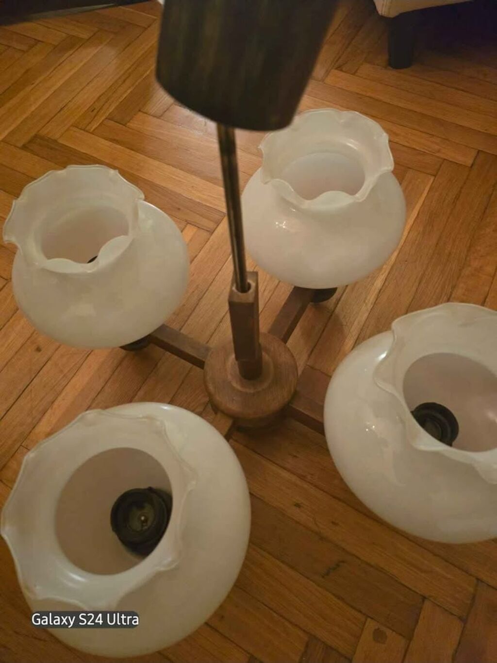 Çılçıraq, 4 lampa, Taxta — Tavan is?qlar? v? cilc?raqlar, Bakı (2)