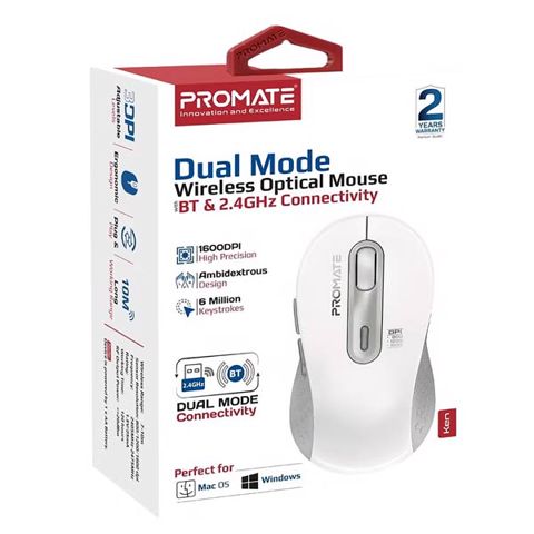 Promate KEN White Mouse Ken.whıte — Bakı