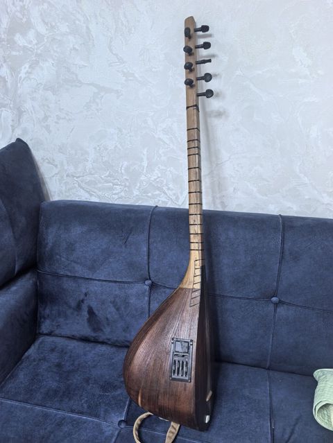 Elektro saz – ağac gövdəli, uzun saplı xalq çalğı aləti - Korpus — Digah