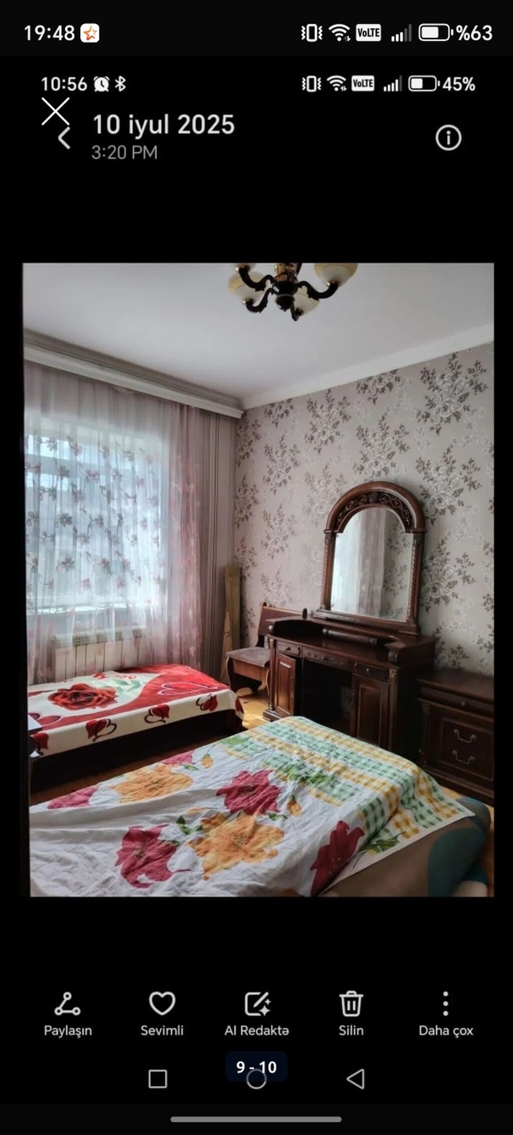 Bakı, Hövsan qəs., 3 kv. m, 3 otaqlı, Hovuzsuz, Kombi — Ev, villa, Bakı (9)