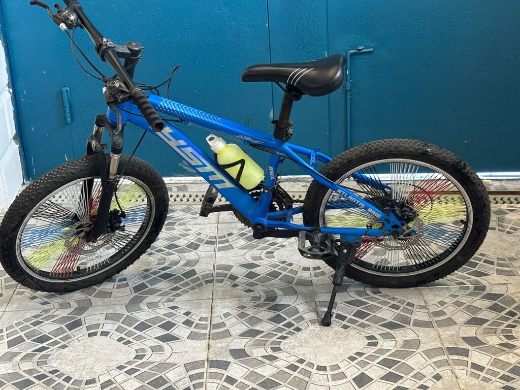 Uşaq/yeniyetmə dağ velosipedi – Atlantis Bike, mavi rəng — Uşaq velosipedləri, Bakı (2)