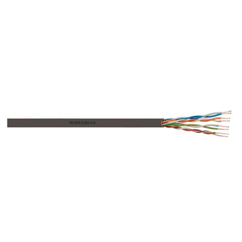 Recber CAT6 FTP PE OutDoor 4X2X23 AWG Data Cable SL400 500M — Bakı