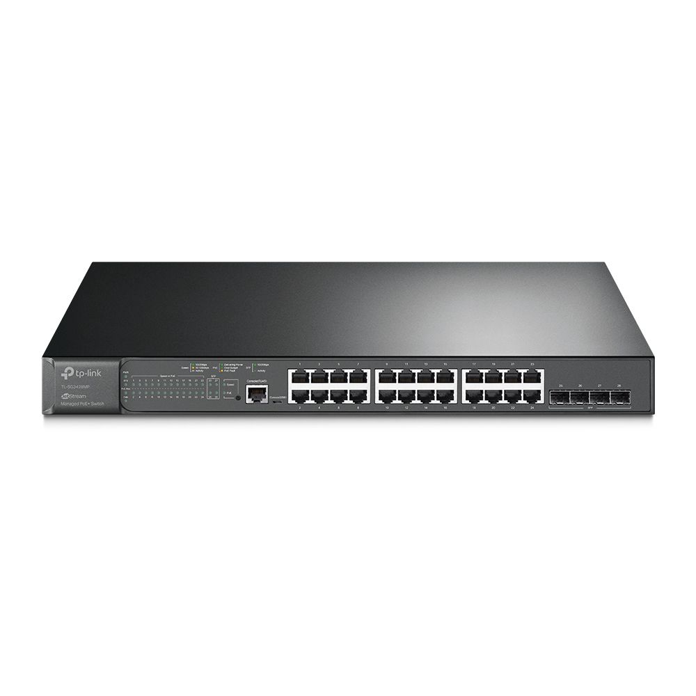 TP-Link TL-SG3428MP JetStream 28-Port Gigabit L2+ Managed PoE+ Switch — Mallar, Bakı