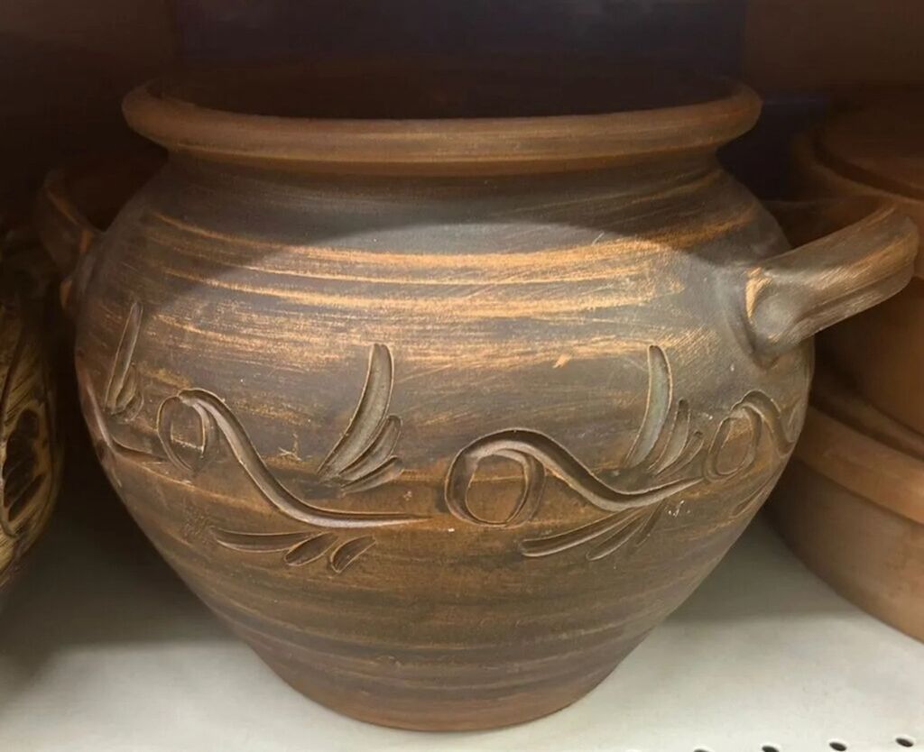 Qazan, rəng - Qəhvəyi, Keramika — Bişirmə qabları, Bakı (2)