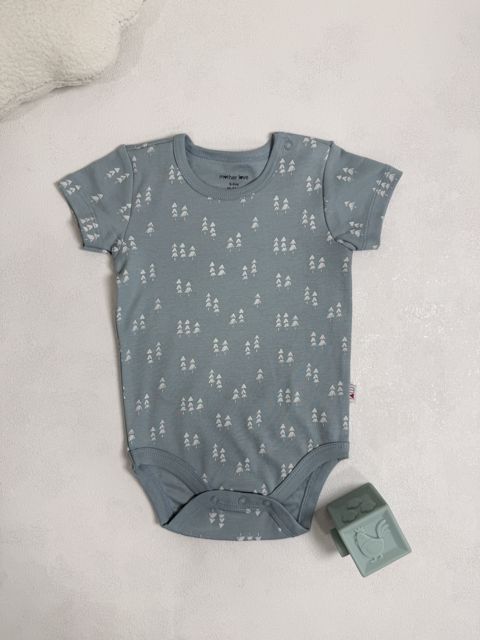 Oğlan üçün bodi göy, pambıq, ölçü 24-36 ay — Bakı
