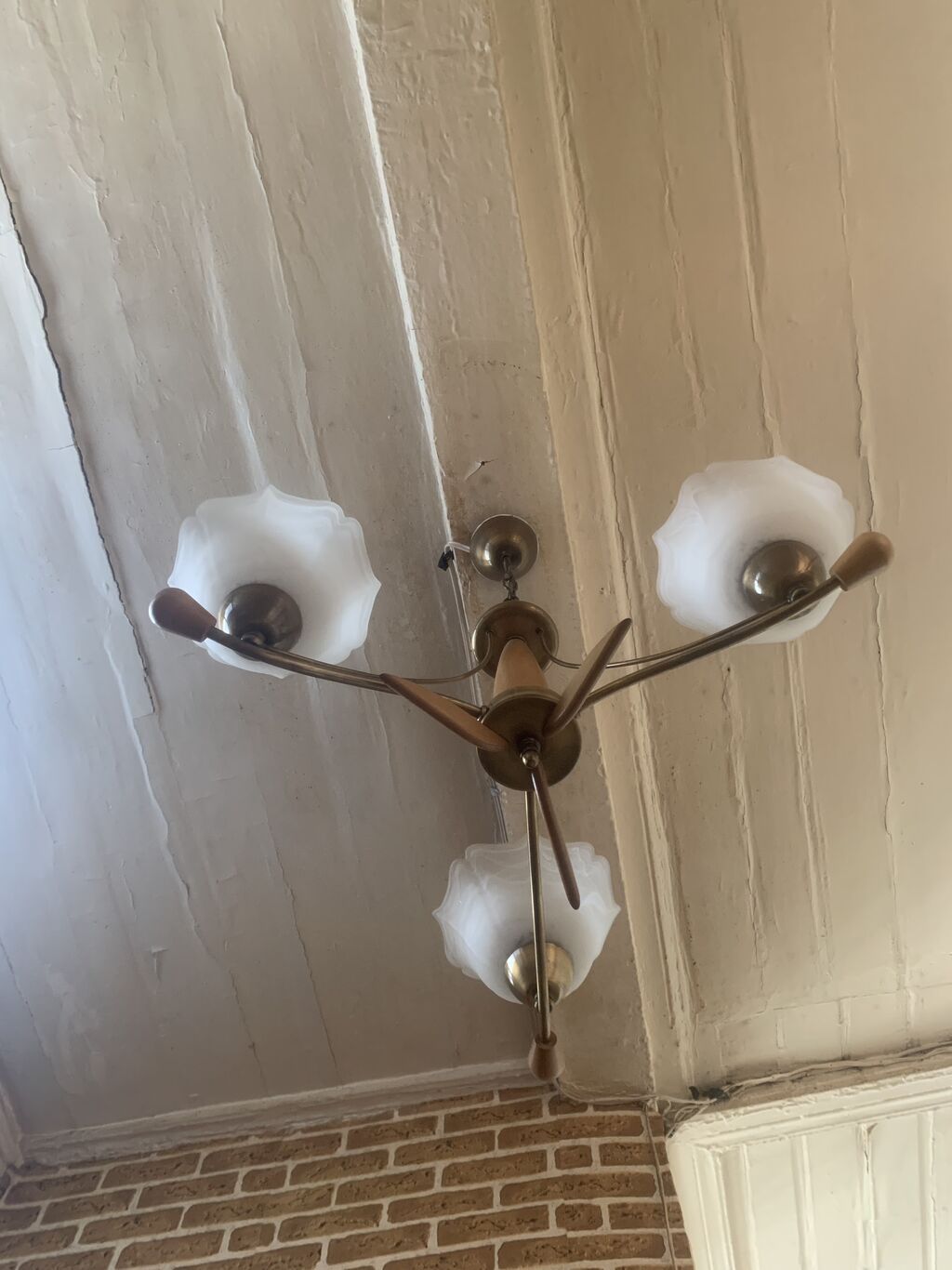 Çılçıraq, 3 lampa, Taxta — Tavan is?qlar? v? cilc?raqlar, Bakı
