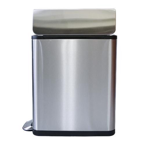 Zibil konteyneri Eko 9377, paslanmayan polad/plastik, gümüşü, 20 l — Mallar, Bakı (2)