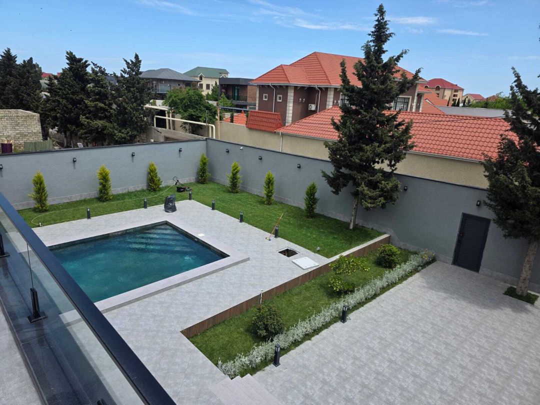 Satılır 6 otaqlı həyət evi/bağ evi 370 m² — Ev, villa, Bakı (3)