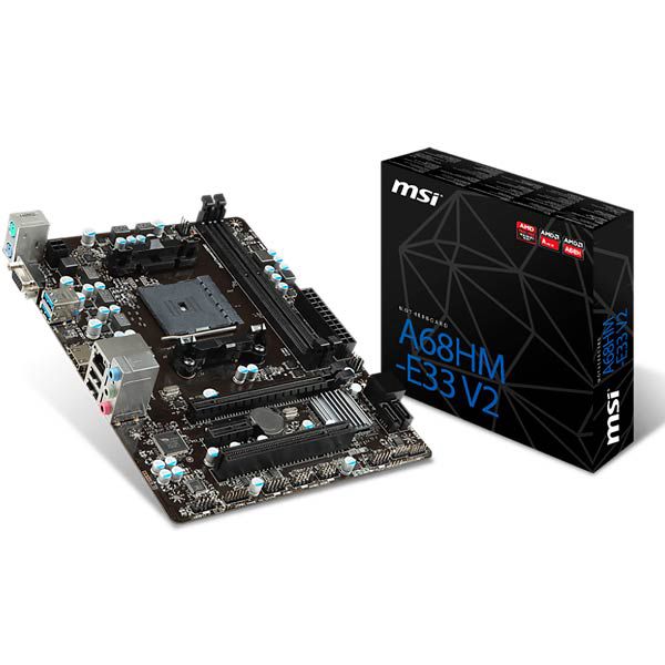 MSI A68HM-E33 V2 FM2 Plus Motherboard — Mallar, Bakı