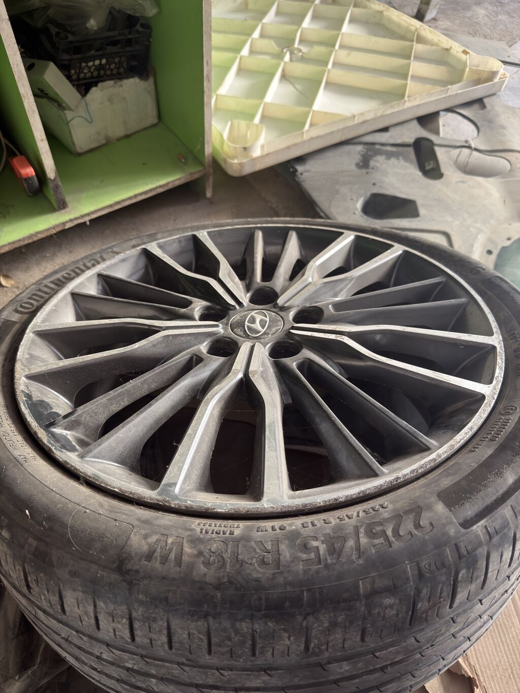 İşlənmiş Disk Hyundai R 18, 5 Boltlu — Diskləri, Bakı (2)