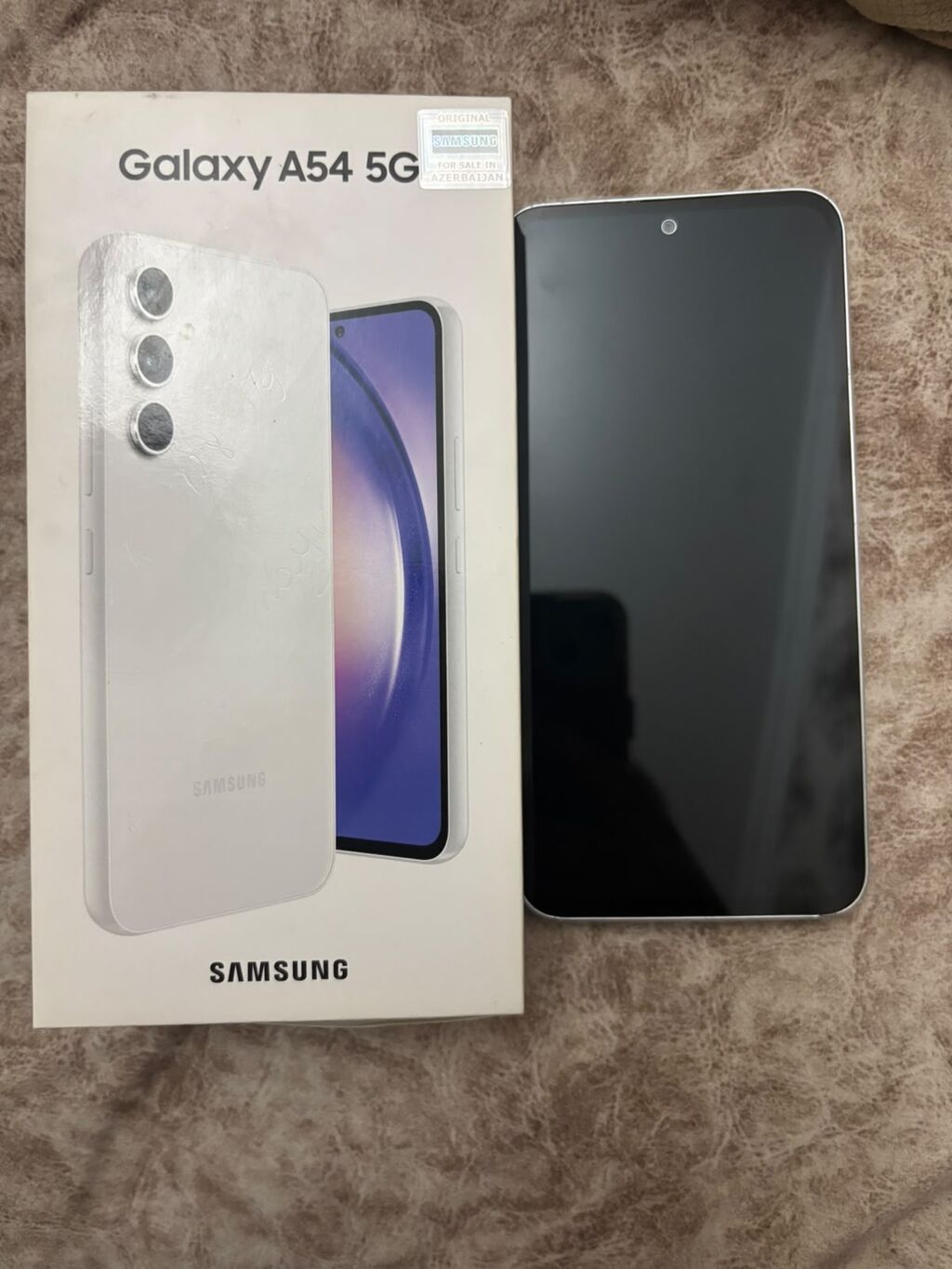 Samsung Galaxy A54 5G, 128 GB, rəng - Ağ, Barmaq izi — Samsung, Sumqayıt (5)