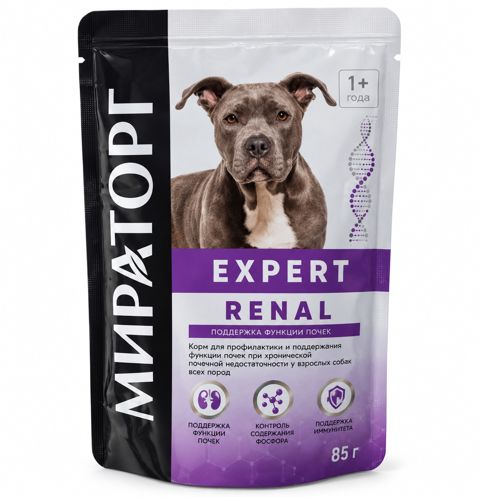 Miratorg Expert Renal Yaş Köpək Yemi, 85 q — Bakı